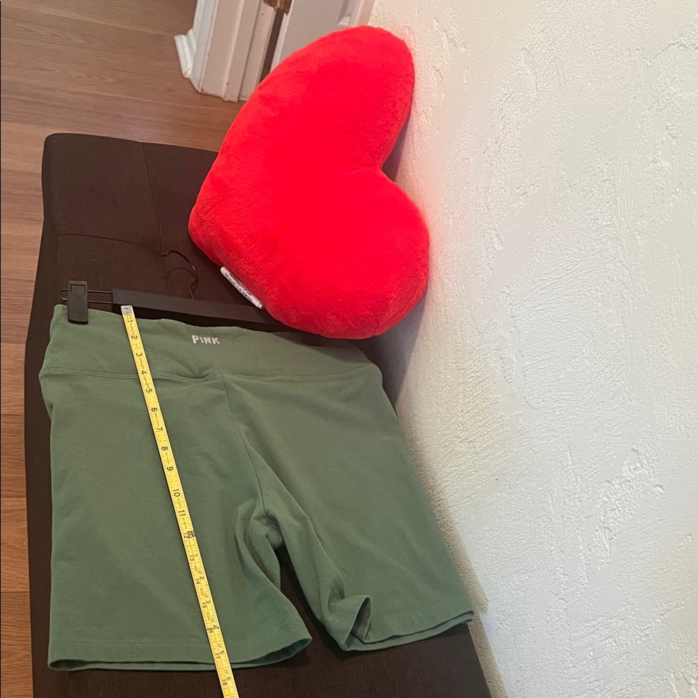 #1398=PINK Victoria's Secret Dark Green Bike Shorts - Picture 5 of 8